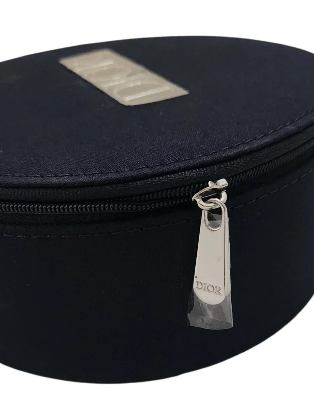 Christian Dior Vanity Pouch Makeup Case w/ inner mirror Black
